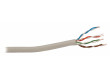 Síťový kabel s drátovými vodiči CAT5e UTP na cívce, 100,0 m, šedý