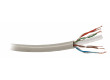 Síťový kabel s lankovými vodiči CAT6 UTP na cívce, 100,0 m, šedý