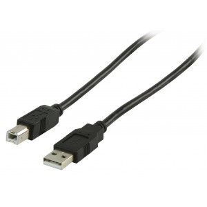 Kabel zástrčka USB 2.0 A – zástrčka USB B, 1,00 m