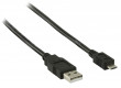 Kabel zástrčka USB 2.0 A – zástrčka USB micro A, 1,00 m