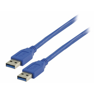 Kabel zástrčka USB 3.0 A – zástrčka USB A, 5,00 m