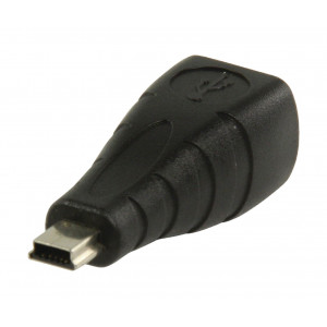 Adaptér USB 2.0, zásuvka USB B – 5pinová zástrčka USB mini