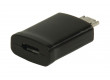 MHL redukce, 11-pin zástrčka USB micro B - 5-pin zásuvka USB micro B, černá