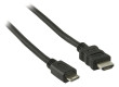 High Speed HDMI™ kabel s ethernetem a konektory HDMI™ – HDMI™ mini, 3,00 m černý