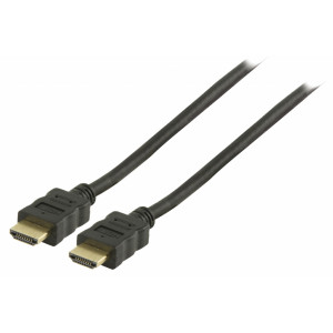 High Speed HDMI kabel s ethernetem a konektory HDMI – HDMI, 1,00 m černý