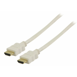 High Speed HDMI™ kabel s ethernetem a konektory HDMI™ – HDMI™, 0,50 m bílý