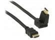 High Speed HDMI™ kabel s ethernetem HDMI™ konektor - HDMI™ konektor otočný 1.0 m černý