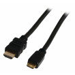 High Speed HDMI™ kabel s ethernetem a konektory HDMI™ – HDMI™ mini, 5,00 m černý