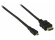 High Speed HDMI™ kabel s ethernetem a konektory HDMI™ – HDMI™ micro, 2,00 m černý