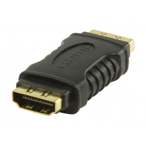 Spojka HDMI s konektory HDMI vstup – HDMI vstup, černá