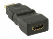 Adaptér HDMI™ s konektory HDMI™ otočný – HDMI™ vstup, černý