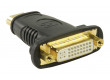 HDMI adaptér s konektory HDMI – DVI zásuvka, černý