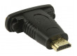 HDMI adaptér s konektory HDMI – DVI zásuvka, černý