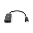 USB-C™ Kabel s Adaptérem | Type-C™ Zástrčka - Display Port Zásuvka | 0,2 m | Antracitový