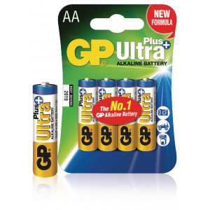 Alkalická baterie AA/LR6 1.5 V Ultra Plus 4-blistr