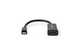 Mini DisplayPort - HDMI™ Kabel s Adaptérem | Mini DisplayPort Zástrčka | HDMI™ Výstup | 0,2 m | Černý