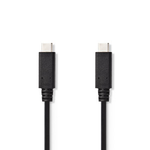 USB 3.2 Gen 2 Synchronizační a Nabíjecí Kabel | USB-C™ Zástrčka | USB-C™ Zástrčka | 1,0 m | Černý