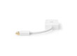 DisplayPort Víceportový Kabel s Adaptérem | DisplayPort Zástrčka - VGA Zásuvka + DVI-D 24+1kolíková Zásuvka + HDMI™ 2.0 Výstup | 0,2 m | Bílý