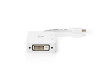 Mini DisplayPort Víceportový Kabel s Adaptérem | Mini DisplayPort Zástrčka - VGA Zásuvka + DVI-D 24+1kolíková Zásuvka + HDMI™ 2.0 Výstup | 0,2 m | Bílý