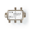 Zesilovač CATV | Max. 12 dB Zesílení | 85-1218 MHz | 4 Výstupy | Zpětný Kanál - 7,5 dB | 5-65 MHz | F
