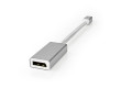 Mini DisplayPort kabel | DisplayPort 1.2 | Mini DisplayPort Zástrčka | DisplayPort Zástrčka | 21.6 Gbps | Pozlacené | 0.20 m | Kulatý | Opletený | Stříbrná | Box s Okénkem