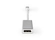 Mini DisplayPort kabel | DisplayPort 1.2 | Mini DisplayPort Zástrčka | DisplayPort Zástrčka | 21.6 Gbps | Pozlacené | 0.20 m | Kulatý | Opletený | Stříbrná | Box s Okénkem