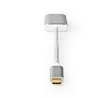 USB Adaptér | USB 3.2 Gen 1 | USB-C™ Zástrčka | Mini DisplayPort | 0.20 m | Kulatý | Pozlacené | Nylon / Opletený | Stříbrná | Box s Okénkem