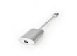 USB Adaptér | USB 3.2 Gen 1 | USB-C™ Zástrčka | Mini DisplayPort | 0.20 m | Kulatý | Pozlacené | Nylon / Opletený | Stříbrná | Box s Okénkem