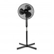 Stojanový Ventilátor | Průměr: 40 cm | 3-Rychlostní | Rotace | 40 W | Nastavitelná výška | Časovač vypnutí | Dálkové ovládání | Černá