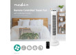 Sloupový Ventilátor | Výška: 76 cm | 3-Rychlostní | Rotace | 50 W | Dálkové ovládání | Bílá/Černá