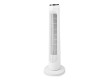 Sloupový Ventilátor | Výška: 76 cm | 3-Rychlostní | Rotace | 50 W | Dálkové ovládání | Bílá/Černá