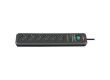 Secure-Tec, Power strip 6-way Black
