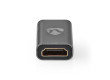 HDMI™ Adaptér | HDMI ™ Mini Connector / HDMI Zástrčka | HDMI Zásuvka / Výstup HDMI™ | Pozlacené | Přímý | Hliník | Šedá | 1 ks | Box s Okénkem