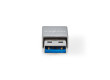 adaptér USB | USB 3.2 Gen 1 | USB-A Zástrčka | USB Typ-C ™ Zásuvka | Poniklované | Přímý | Kov | Černá | Box