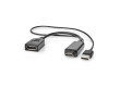 HDMI™ Adaptér | Konektor HDMI ™ | DisplayPort Zástrčka | Poniklované | Přímý | PVC | Černá | 1 ks | Plastový Sáček