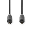 Optický audio kabel | TosLink Zástrčka | TosLink Zástrčka | 5.0 m | Kulatý | PVC | Antracitová | Box