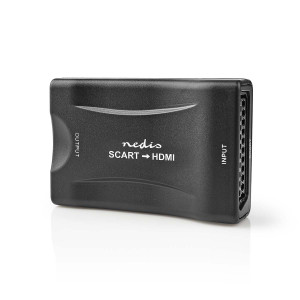 HDMI™ Převodník | SCART Zásuvka | Vstup HDMI ™ | 1cestný | 1080p | 1.2 Gbps | ABS | Černá