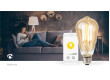 SmartLife LED žárovka | Wi-Fi | E27 | 806 lm | 7 W | Teplá Bílá | 1800 - 3000 K | Sklo | Android™ / IOS | ST64