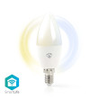 SmartLife LED Bulb | Wi-Fi | E14 | 470 lm | 4.9 W | Warm to Cool White | 2700 - 6500 K | Energetická třída: F | Android™ / IOS | Svíčka
