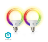 SmartLife Plnobarevná Žárovka | Wi-Fi | E27 | 806 lm | 9 W | RGB + Laditelná Bílá | 2700 - 6500 K | Android™ / IOS | Žárovka