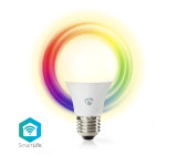 SmartLife Plnobarevná Žárovka | Wi-Fi | E27 | 806 lm | 9 W | RGB + Laditelná Bílá | 2700 - 6500 K | Android™ / IOS | Žárovka