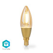 SmartLife LED žárovka | Wi-Fi | E14 | 470 lm | 4.9 W | Teplá Bílá | 1800 - 3000 K | Sklo | Android™ / IOS | Svíčka