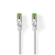 Cat 7 kabel | PiMF | RJ45 Zástrčka | RJ45 Zástrčka | 100.0 m | Kulatý | LSZH | Bílá | Plastový Sáček