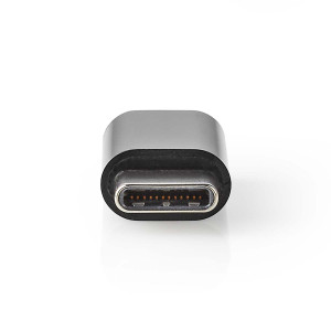 USB Adaptér | USB 2.0 | USB-C™ Zástrčka | USB Micro-B Zásuvka | 480 Gbps | Pozlacené | Antracit | Box