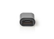 USB Adaptér | USB 2.0 | USB-C™ Zástrčka | USB Micro-B Zásuvka | 480 Gbps | Pozlacené | Antracit | Box