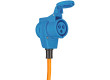 CEE kabelový naviják s 23+2m RN kabelem v oranžové barvě (camping kabelový naviják s CEE rohovou spojkou vč. zásuvky + CEE vidlice, pro venkovní použití)