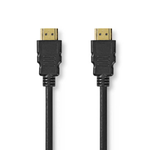 HDMI™ Kabel | Konektor HDMI ™ | Konektor HDMI ™ | 8K@60Hz | eARC | Pozlacené | 3.00 m | PVC | Černá | Plastový Sáček