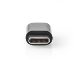USB Adaptér | USB 2.0 | USB-C™ Zástrčka | USB Micro-B Zásuvka | 480 Mbps | Poniklované | Černá | Box