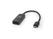 USB Adaptér | USB 3.2 Gen 1 | USB-C™ Zástrčka | DisplayPort Zásuvka | 0.20 m | Kulatý | Poniklované | PVC | Černá | Box
