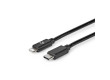 Lightning Kabel | USB 2.0 | Apple Lightning 8pinový | USB-C™ Zástrčka | 480 Mbps | Poniklované | 2.00 m | Kulatý | PVC | Černá | Obálka